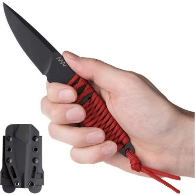 Acta Non Verba P100 Dlc/Plain edge, Cerakote červená