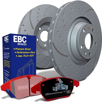 EBC sada brzd PD12KR | destičky Redstuff & kotouče TurboGroove zadní PD12KR115 – Hledejceny.cz