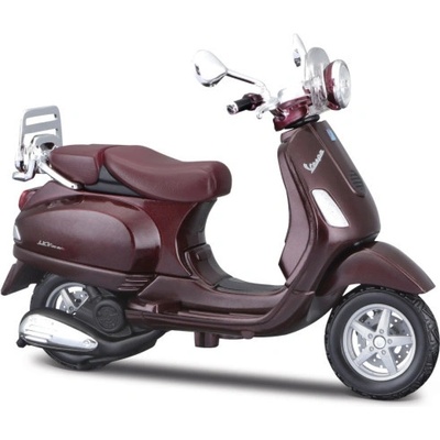 Maisto skůtr Vespa LXV 2013 bordó 1:18