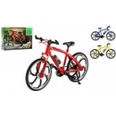 Dromader Kovový bicykel modrý 1:10