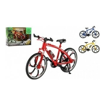 Dromader Kovový bicykel modrý 1:10