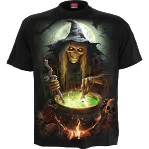 SPIRAL мъжка тениска spiral - witch's brew - черна - k124m101