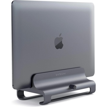 Satechi Universal Vertical Aluminium Laptop Stand - вертикална алуминиева поставка за MacBook и лаптопи (тъмносив)