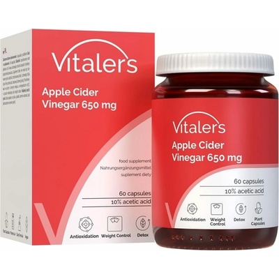 Vitaler's Jablčný ocot 650 mg 60 kapsúl