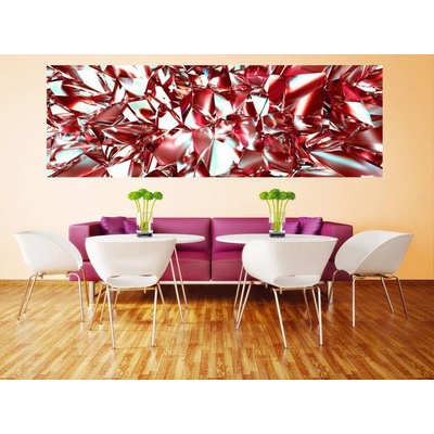 Dimex M-517 vliesová fototapeta na zeď Red crystal rozměry 330 x 110 cm