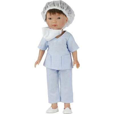 Vestida de Azul Realistická chlapeček Albert jako zdravotník Albert 28 cm