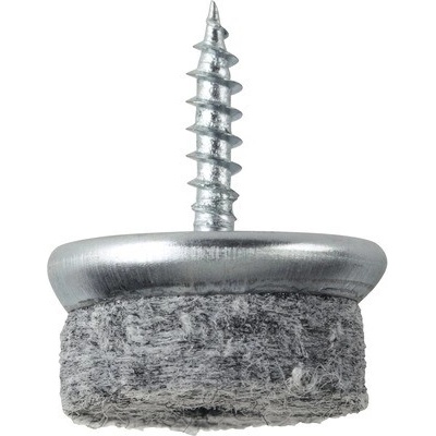 Walteco Filcový kluzák s vrutem, průměr 20mm, šedý, 4ks , 84989 – Sleviste.cz