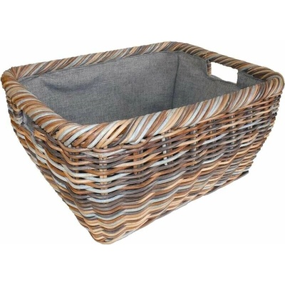 Košíkárna Koš na dřevo ratanový 66 x 48 cm – Zbozi.Blesk.cz