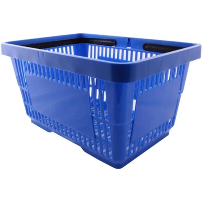 Plastový košík se 2 držadly 300*440*230 mm modrý – Hledejceny.cz