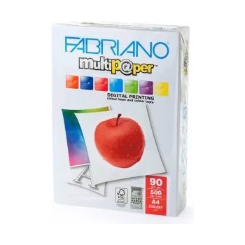 Fabriano Копирна хартия Fabriano Multipaper, A4, 297 x 210 mm, 110 m, 90 g/m2, Гланц, 500 листа, 1505100190