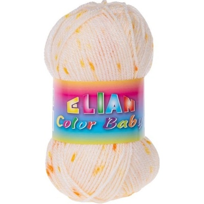 VSV Pletací příze Elian Color Baby - 900 žlutá