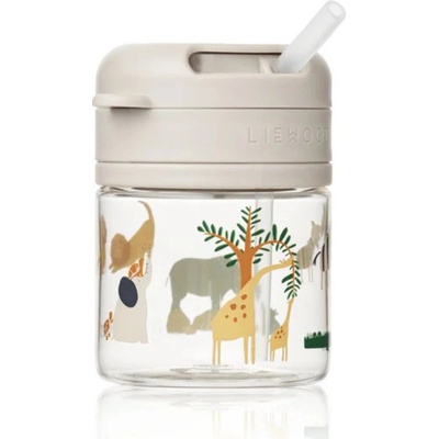 Liewood tritanový hrneček s brčkem Pavia All together / Sandy 280 ml