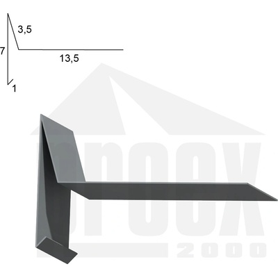 VIPLANYL - Vnější závětrná lišta 2 bm, 250 mm