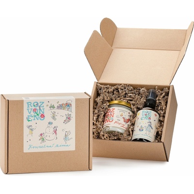 Rozvoněno Dárkový balíček Kouzelná zima - s vonnou svíčkou a osvěžovačem vzduchu – Sleviste.cz