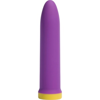 Platanomelón Bali - вибратор с 4 приставки (лилав)