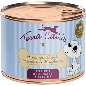 Terra Canis Puppy Телешко с ябълка, моркови и шипка 200 г