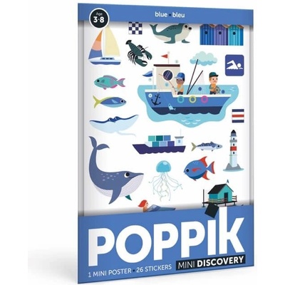 POPPIK Мини плакат със стикери poppik - Море (min008)