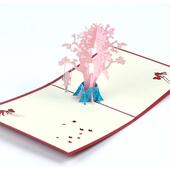 3D prianie Dievča na hojdačke