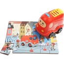 TOP BRIGHT s hračkou Hasičské auto 24 dielov