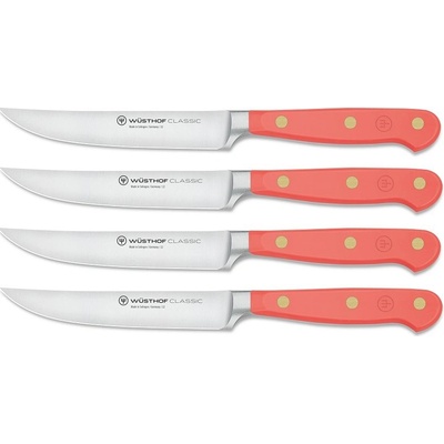 Wüsthof na steaky Classic Colour 12 cm Coral Peach 4 ks