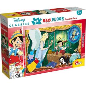 Lisciani Пъзел 24ч. df maxi disney - pinocchio (8008324086672)