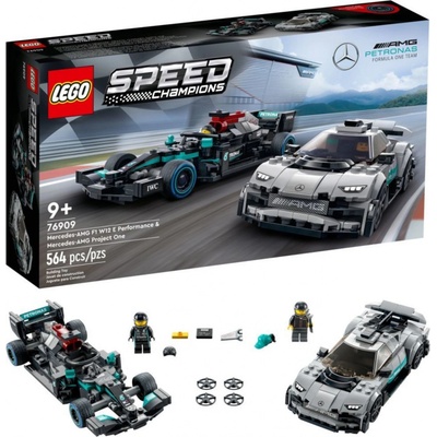LEGO® Speed Champions 76909 Mercedes-AMG F1 W12 E Performance a Mercedes-AMG Project One