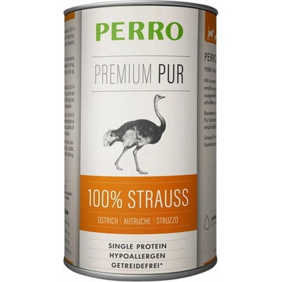 Perro Premium Pure Pštros 820 g