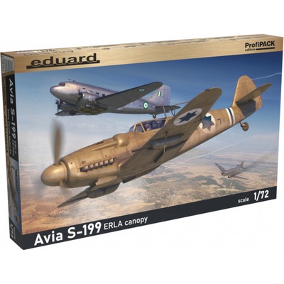 EDUARD Plastový model lietadlo 70152 Avia S-199 ERLA překryt kokpitu 1:72
