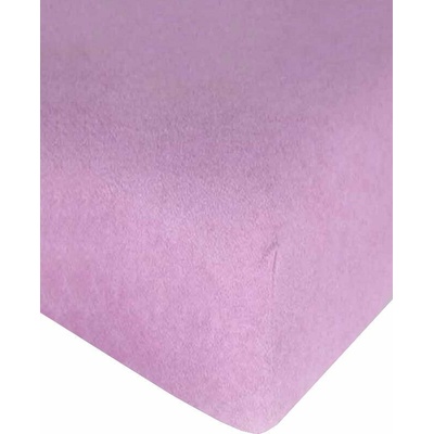 4sleep Prestieradlo froté s gumou orgovánové 90x200