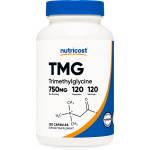 Nutricost Нормализира нивата на хомоцистеина - TMG Бетаин анхидрид (триметилглицин), 750 mg х120 капсули Nutricost (67951 (065101) NC)