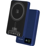 Blavec Преносима външна батерия с USB-C порт и безжично зареждане с MagSafe - Blavec Slim BJ-03 Magnetic Wireless Charging Power Bank 10000 mAh 22.5W (син) (PBBJ03-MC10N)