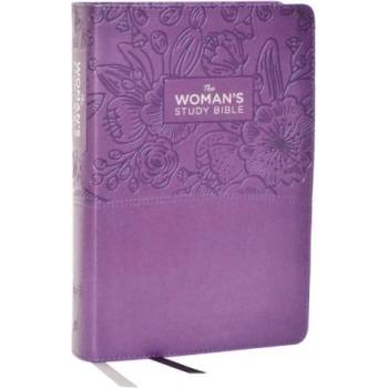 Kjv, the Woman's Study Bible, Leathersoft, Purple, Red Letter, Full-Color Edition, Comfort Print: Receiving God's Truth for Balance, Hope, and Transfo | Rhonda Kelley