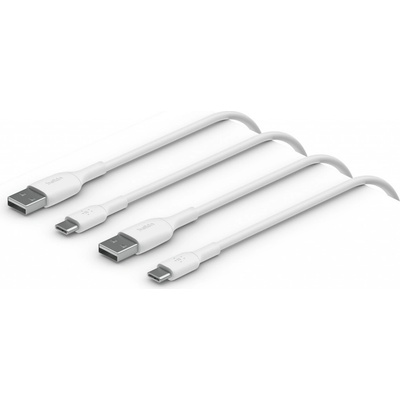 Belkin CAB001bt1MWH2PK USB-C/USB-A PVC, 1m, bílý
