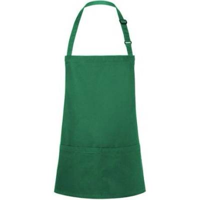 Karlowsky Krátká gastro zástěra KY123 Forest-Green 75x60cm