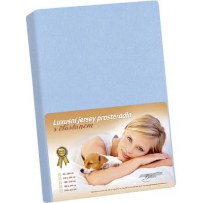 Bellatex jersey prostěradlo Lux Modré 90x200x40