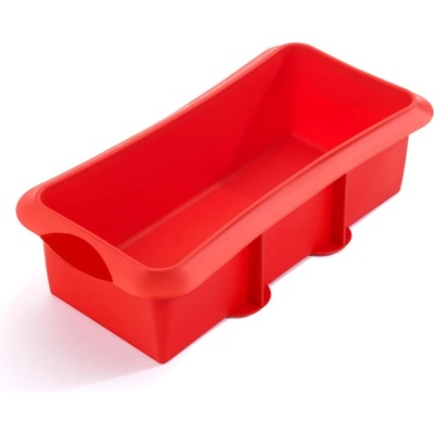 Lékué Форма за печене Lekue 1009481, 15x10x8.5 см, Платинен силикон, От -60°C до +220°C, Червен (1009481)