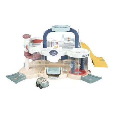 Smoby Автомобилната писта Smoby, First Garage, С кола (7600140202)