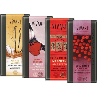 Vivani Bio Čokoláda horká nugátová 80 g