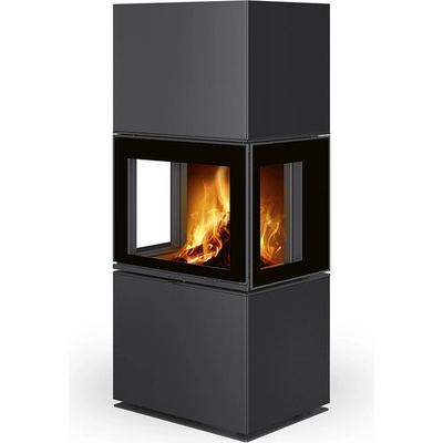 Romotop Designový krb LERA C G Dělené sklo Plech