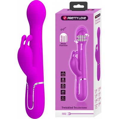 Pretty Love Dejon Twinkled Tenderness 3in1 Thrusting & Rotating Rabbit