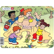 Larsen Děti Hrad z písku 12 dílků