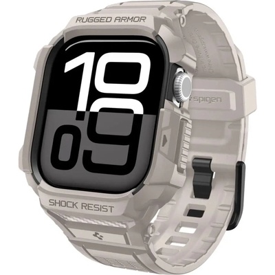 Spigen Каишка Spigen Rugged Armor Pro за Apple Watch 42 мм - бежова