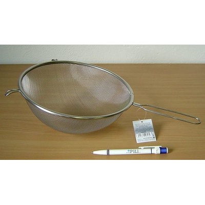 Cedník nerez 25 cm s držadlem řídké tkanivo