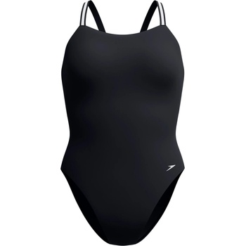 Speedo Дамски бански костюм Speedo Women's Active Back Swimsuit - Black/Silver - размер 34 (EU) (150-6086-0114)