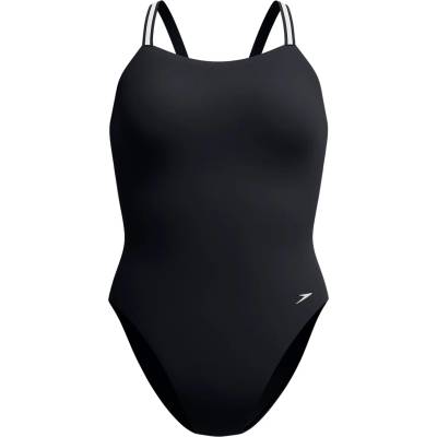 Speedo Дамски бански костюм Speedo Women's Active Back Swimsuit - Black/Silver - размер 34 (EU) (150-6086-0114)