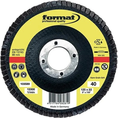 Format Brúsne lamelové taniere 180 mm K80 82680080