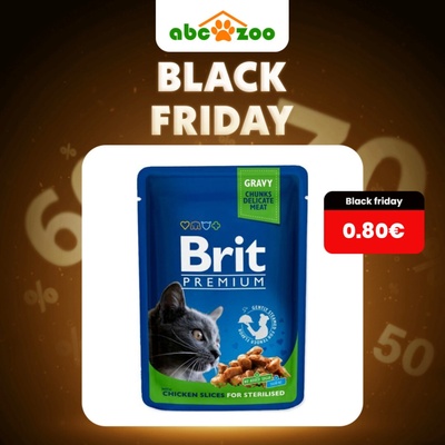 Brit Premium Cat Sterilised Chicken 100 g