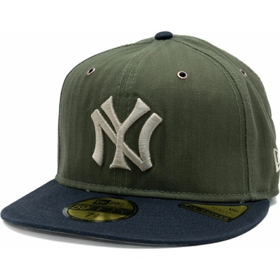New Era MLB Three Looms "American Herringbone" 59FIFTY NY Yankees Team Color