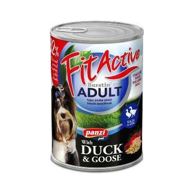 Panzi FitActive Adult Dog duck a goose 24 x 415 g