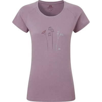 Mountain Equipment Дамска тениска Mountain Equipment Women's Mountain Flower Tee T-shirt - Allium - размер 34 (EU) (916-5950-0111)